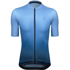 Warrior Aero Blue Gradient Men’s Cycling Jersey