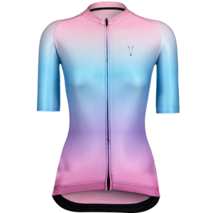 Capra Warrior Blue Pink Women's Cycling Jersey