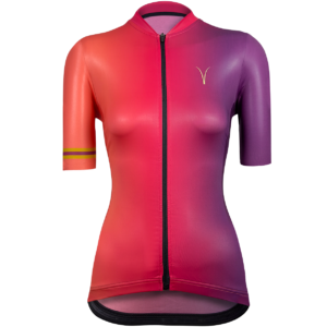 Flare Red Purple Gradient Women's Cycling Jersey